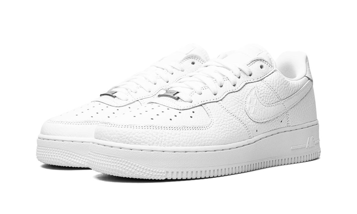Overkicks - Nike Air Force 1 Low 07 Craft Quadruple White (CU4865-100) - vista trasera