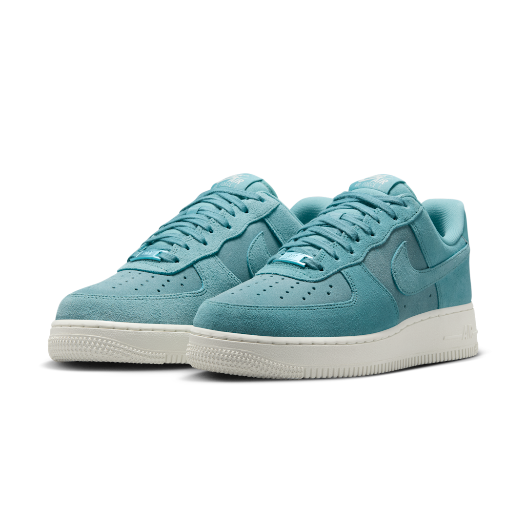 Overkicks - Nike Air Force 1 Low 07 Denim Turquoise (HJ5336-400) - vista trasera