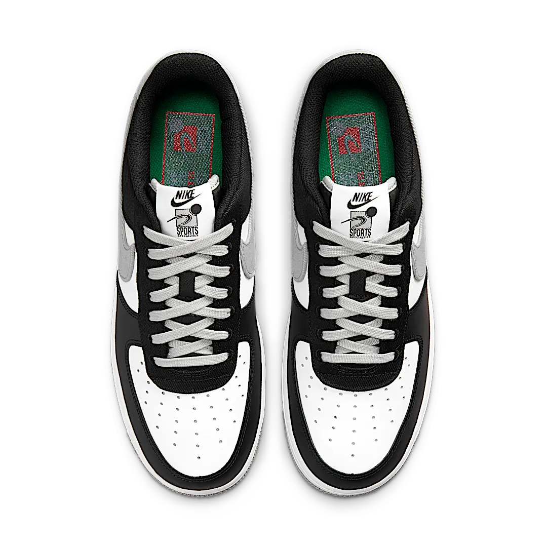 Overkicks - Nike Air Force 1 Low 07 EMB Raiders Black White (CT2301-001) - par completo