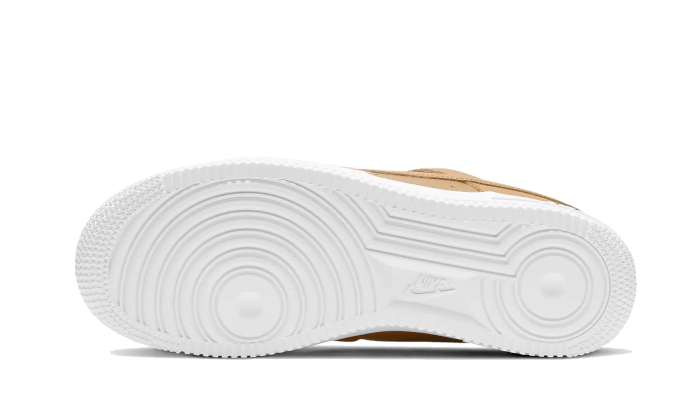 Overkicks - Nike Air Force 1 Low 07 Essential Wheat Mini Swoosh (CT1989-700) - par completo