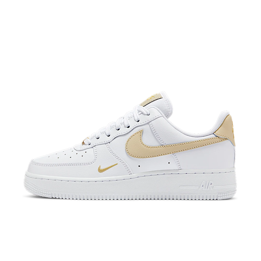 Overkicks - Nike Air Force 1 Low 07 Essential White Beige (CZ0270-105) - vista lateral