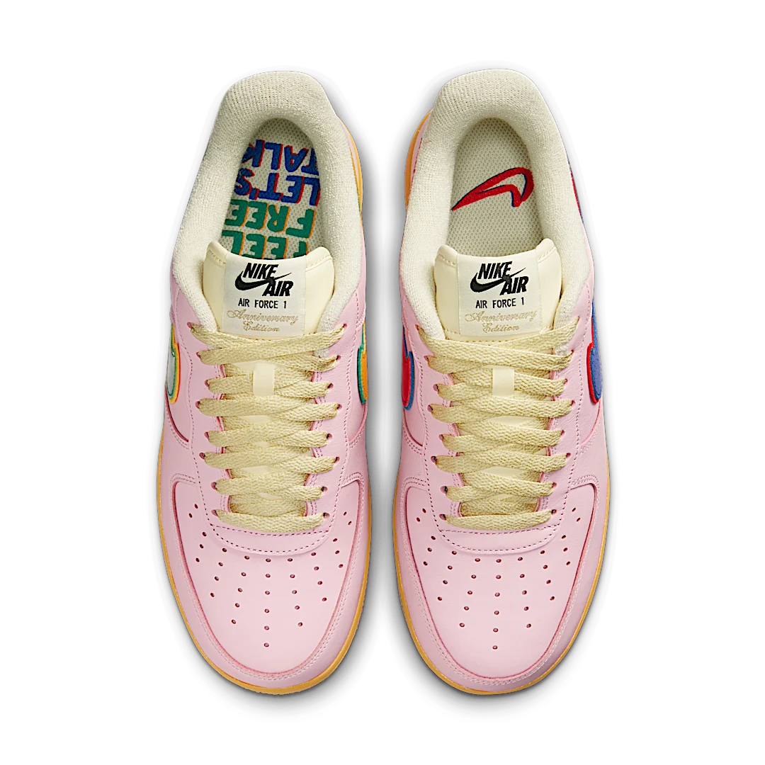 Overkicks - Nike Air Force 1 Low 07 Feel Free, Lets Talk (DX2667-600) - par completo