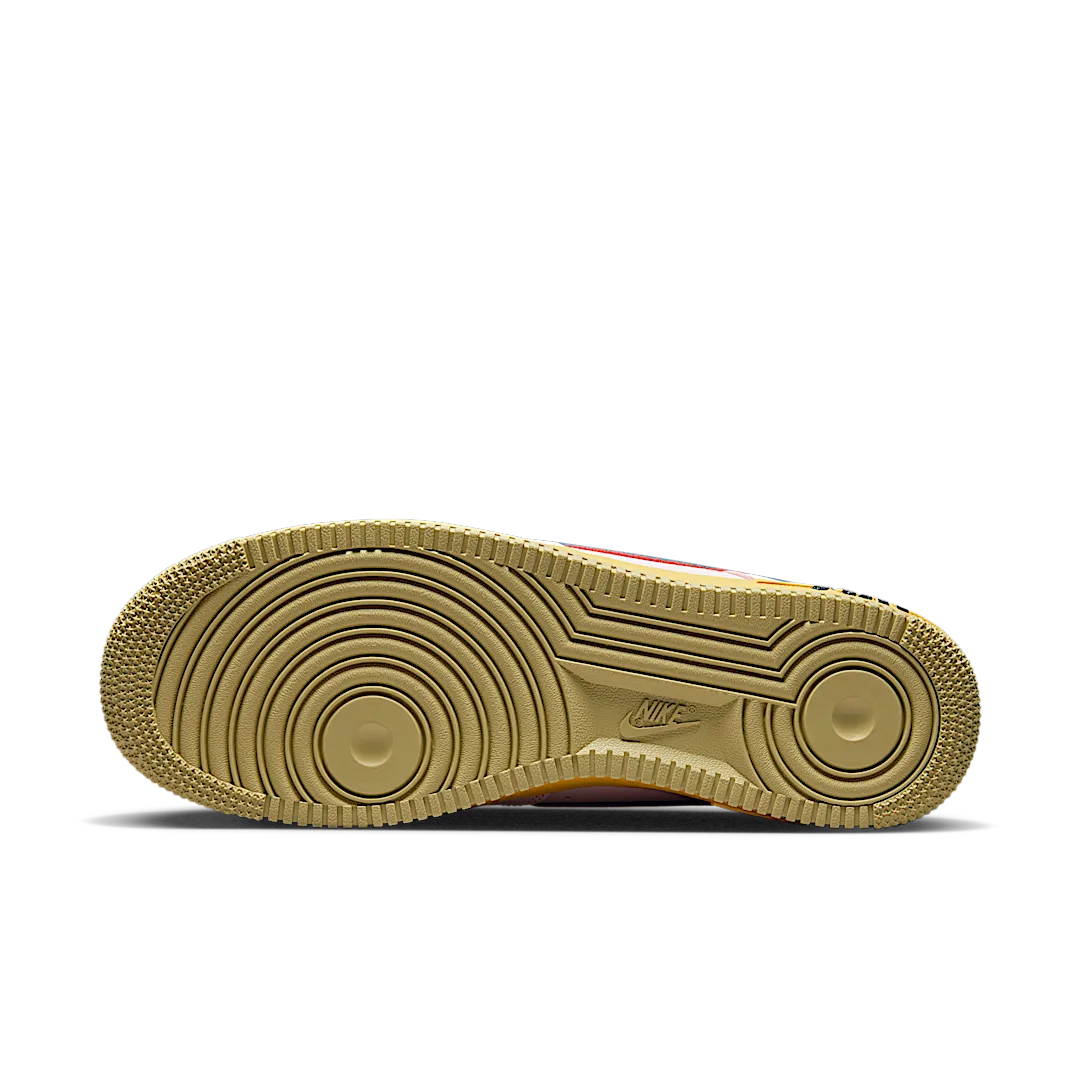Overkicks - Nike Air Force 1 Low 07 Feel Free, Lets Talk (DX2667-600) - detalle suela
