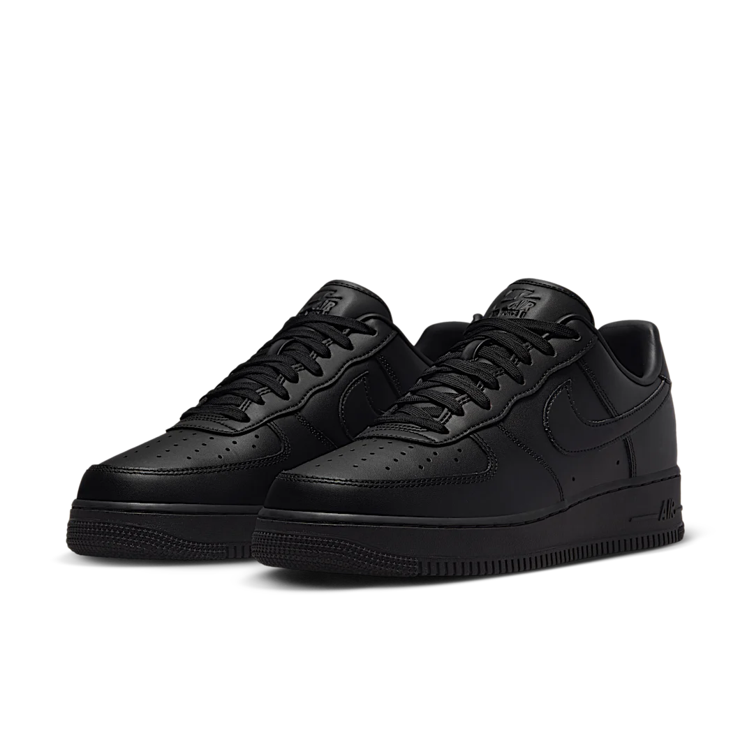 Overkicks - Nike Air Force 1 Low 07 Fresh Black Anthracite (DM0211-001) - vista trasera