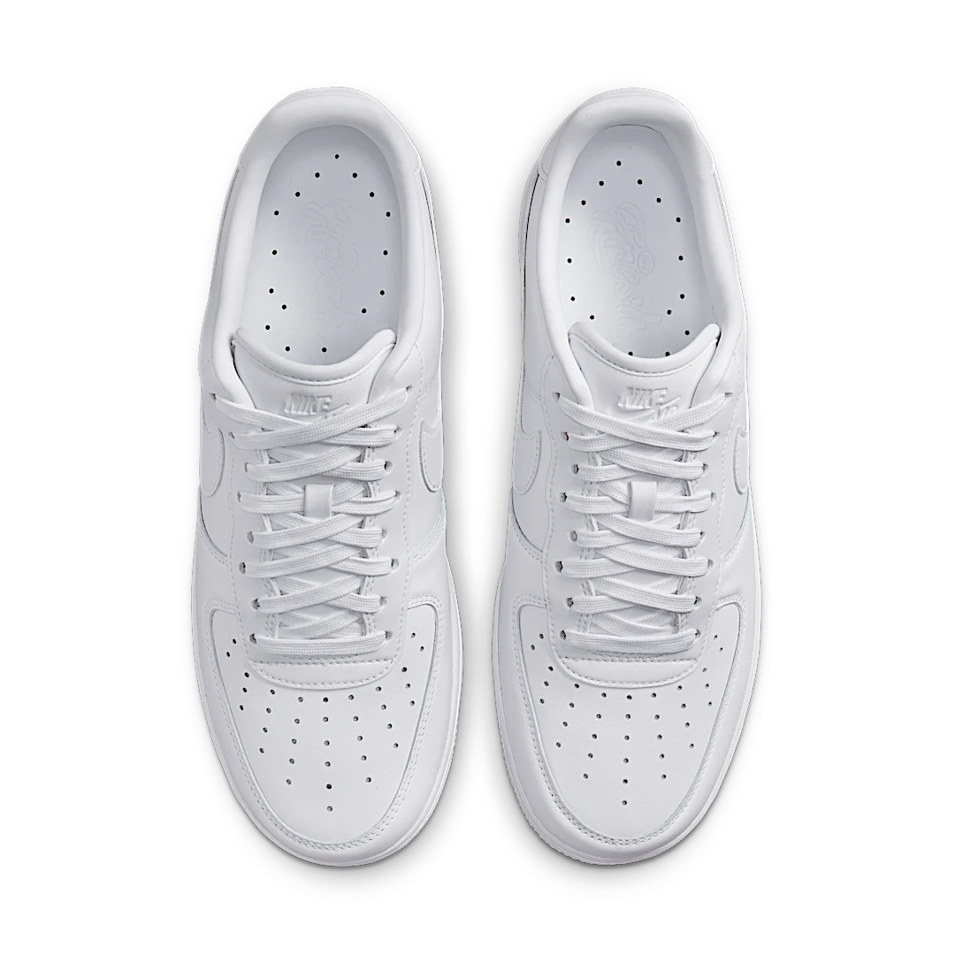 Overkicks - Nike Air Force 1 Low 07 Fresh White (DM0211-100) - par completo