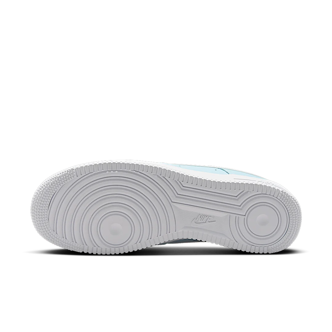 Overkicks - Nike Air Force 1 Low 07 Glacier Blue White (FJ4146-400) - detalle suela