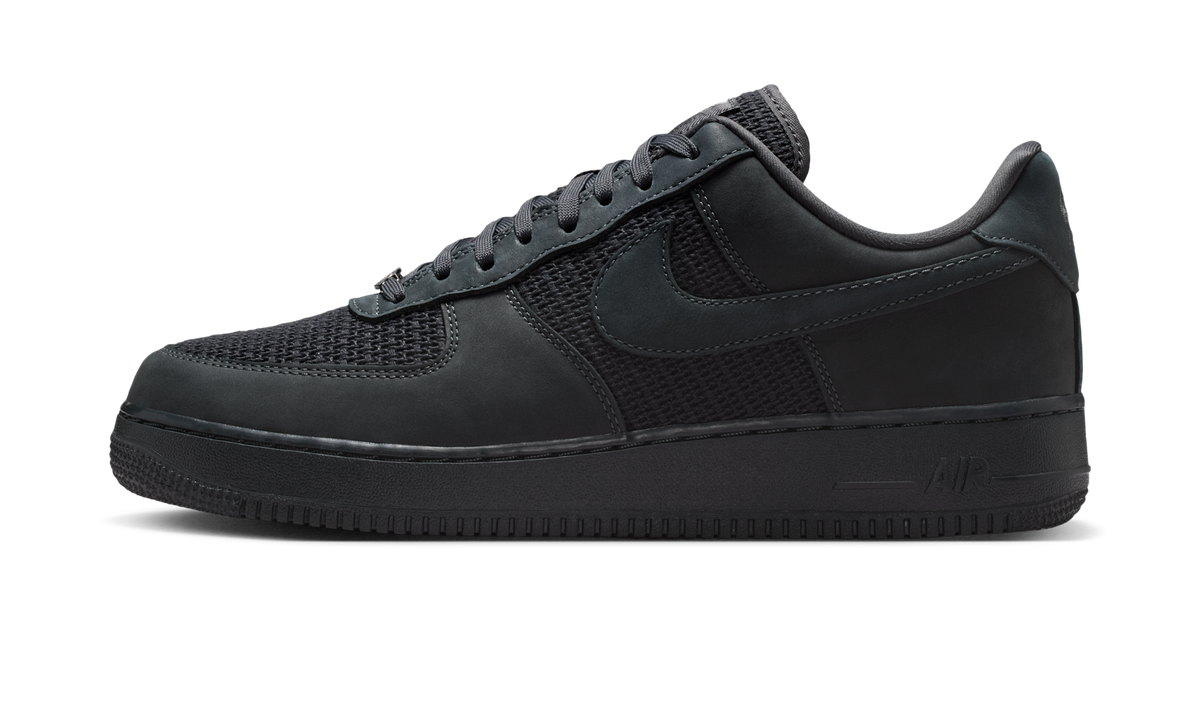 Overkicks - Nike Air Force 1 Low 07 LV8 Anthracite Off Noir (II9807-001) - vista lateral