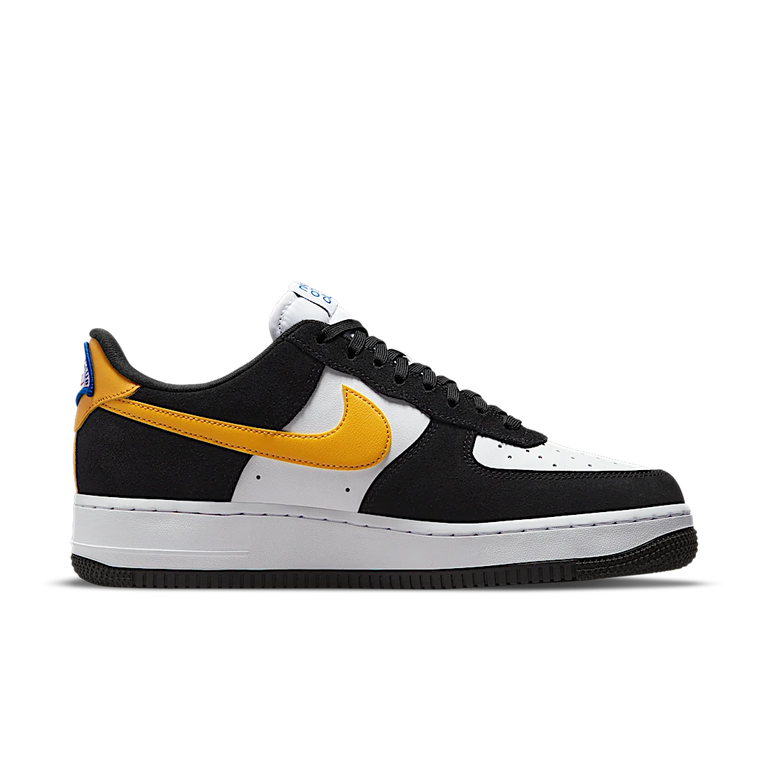 Overkicks - Nike Air Force 1 Low 07 LV8 Athletic Club Black University Gold (DH7568-002) - par completo