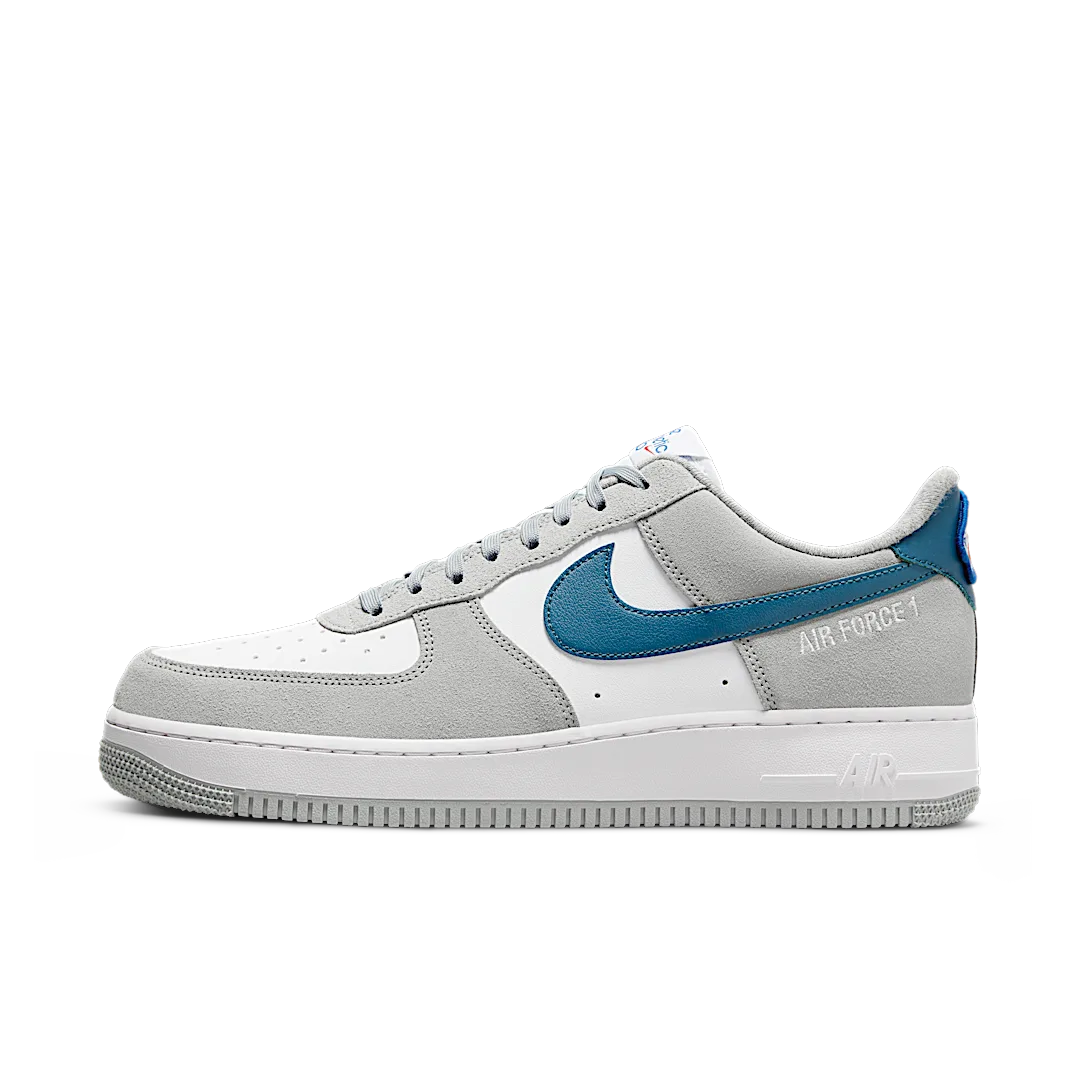 Overkicks - Nike Air Force 1 Low 07 LV8 Athletic Club Marina Blue (DH7568-001) - vista lateral