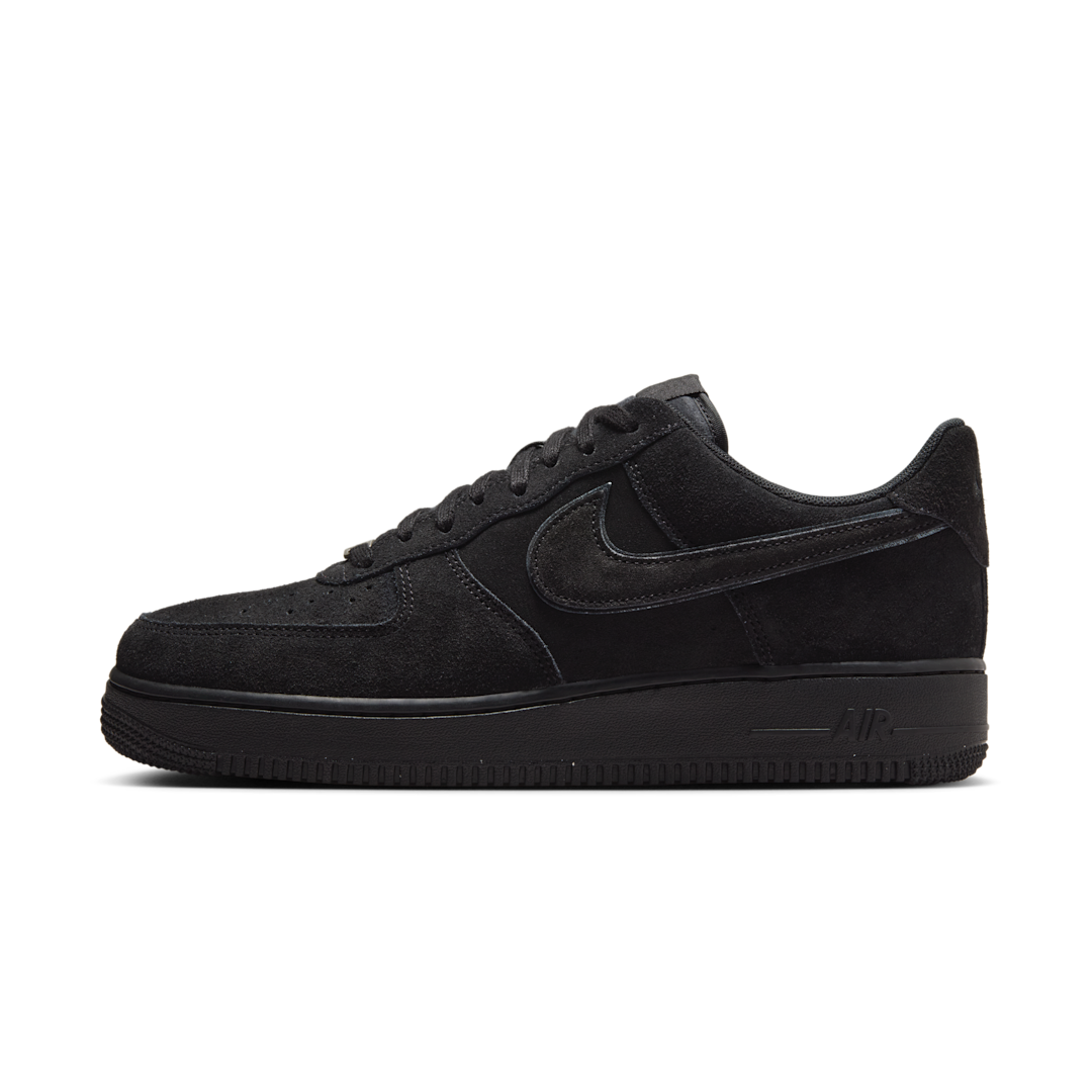 Overkicks - Nike Air Force 1 Low 07 LV8 Black Cat (HQ1966-002) - vista lateral