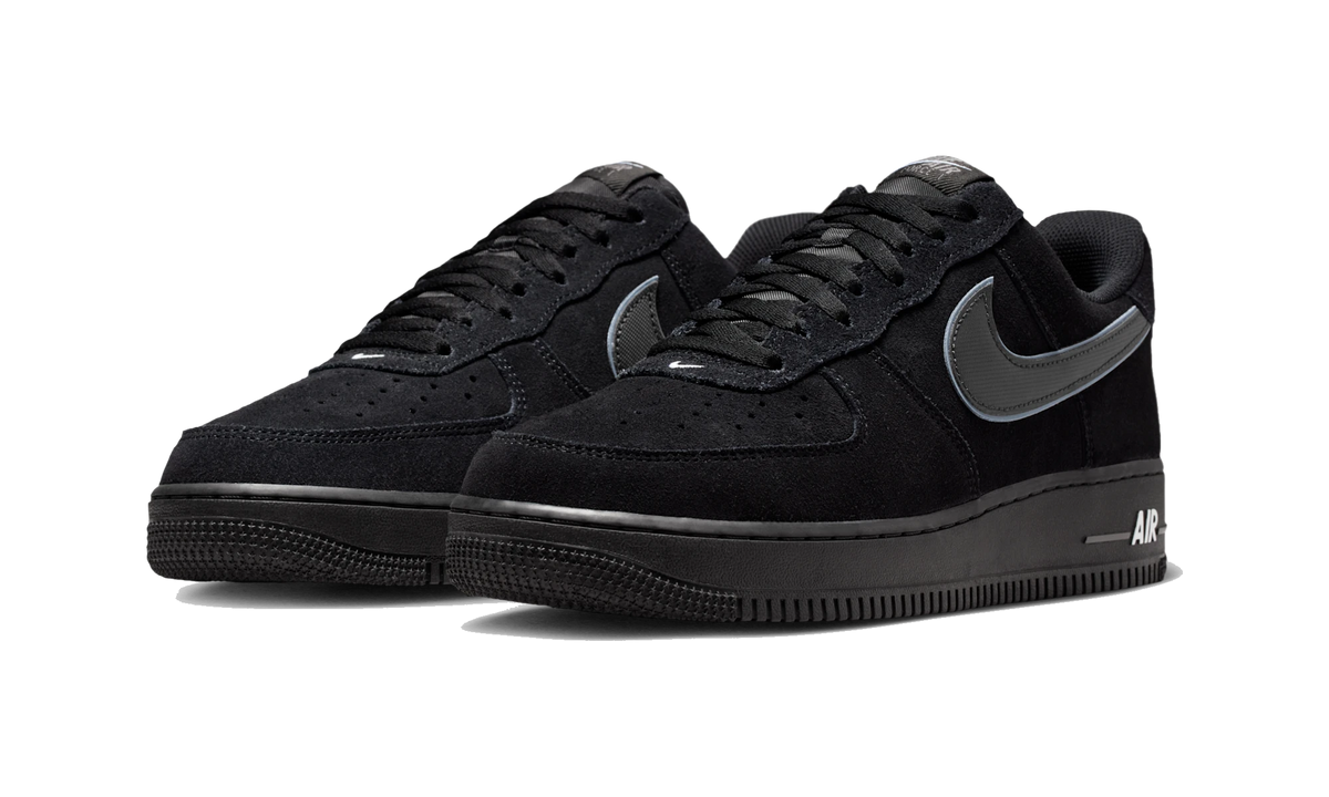 Overkicks - Nike Air Force 1 Low 07 LV8 Black Iron Grey (IQ0292-010) - vista trasera