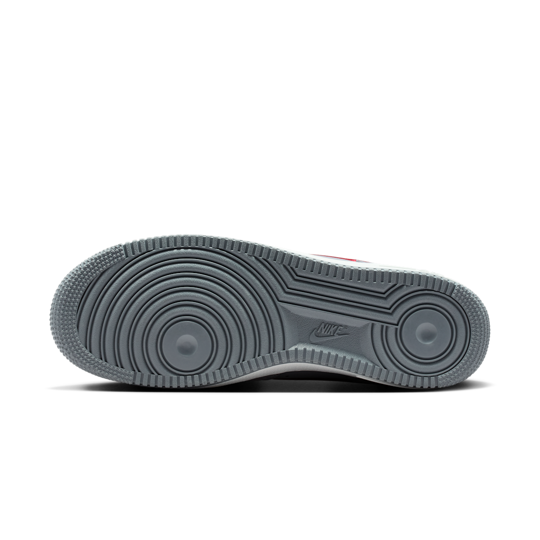 Overkicks - Nike Air Force 1 Low 07 LV8 Cool Grey Crimson Rust (IB6842-001) - detalle suela