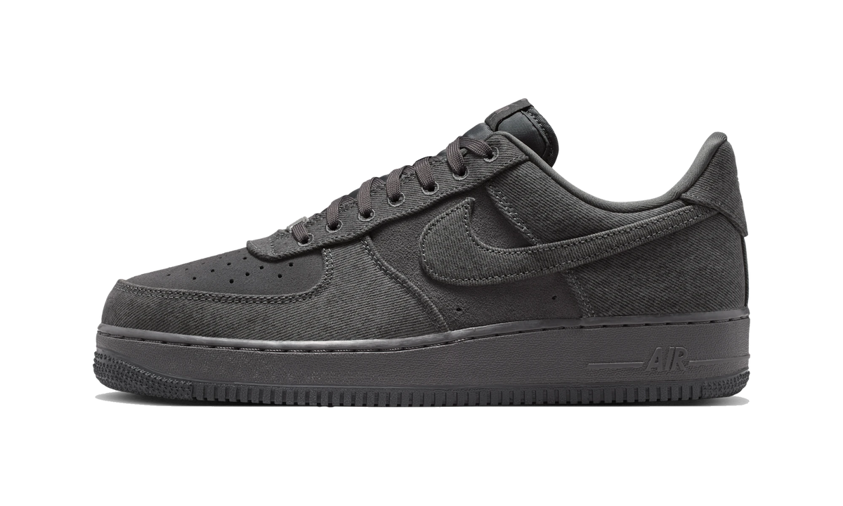 Overkicks - Nike Air Force 1 Low 07 LV8 Denim Anthracite Medium Ash (IR0951-003) - vista lateral