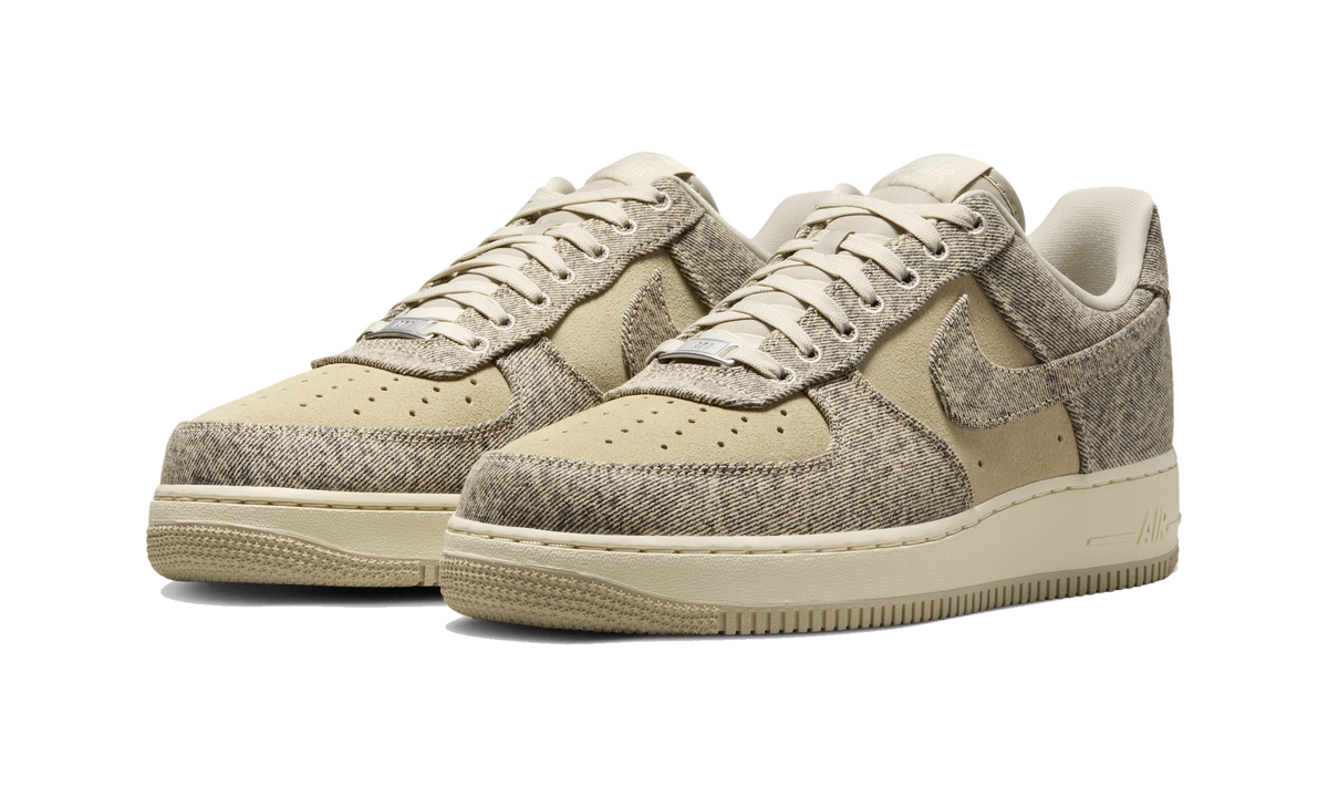 Overkicks - Nike Air Force 1 Low 07 LV8 Denim Desert Khaki (IR0951-201) - vista trasera