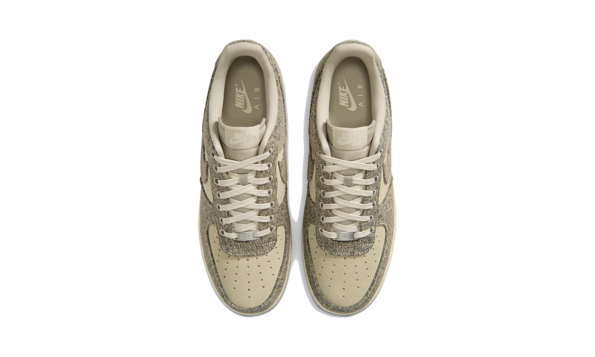 Overkicks - Nike Air Force 1 Low 07 LV8 Denim Desert Khaki (IR0951-201) - vista superior