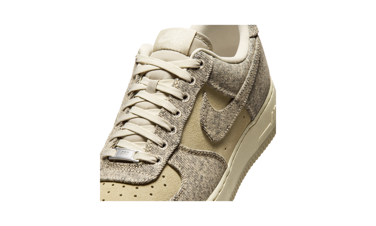 Overkicks - Nike Air Force 1 Low 07 LV8 Denim Desert Khaki (IR0951-201) - detalle lateral interior