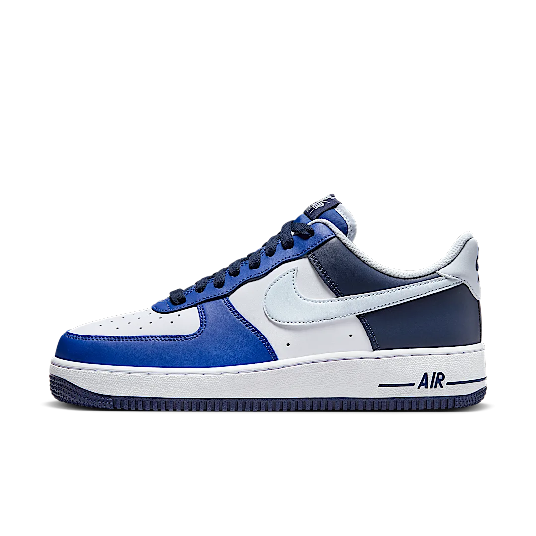 Overkicks - Nike Air Force 1 Low 07 LV8 Game Royal Navy (FQ8825-100) - vista lateral