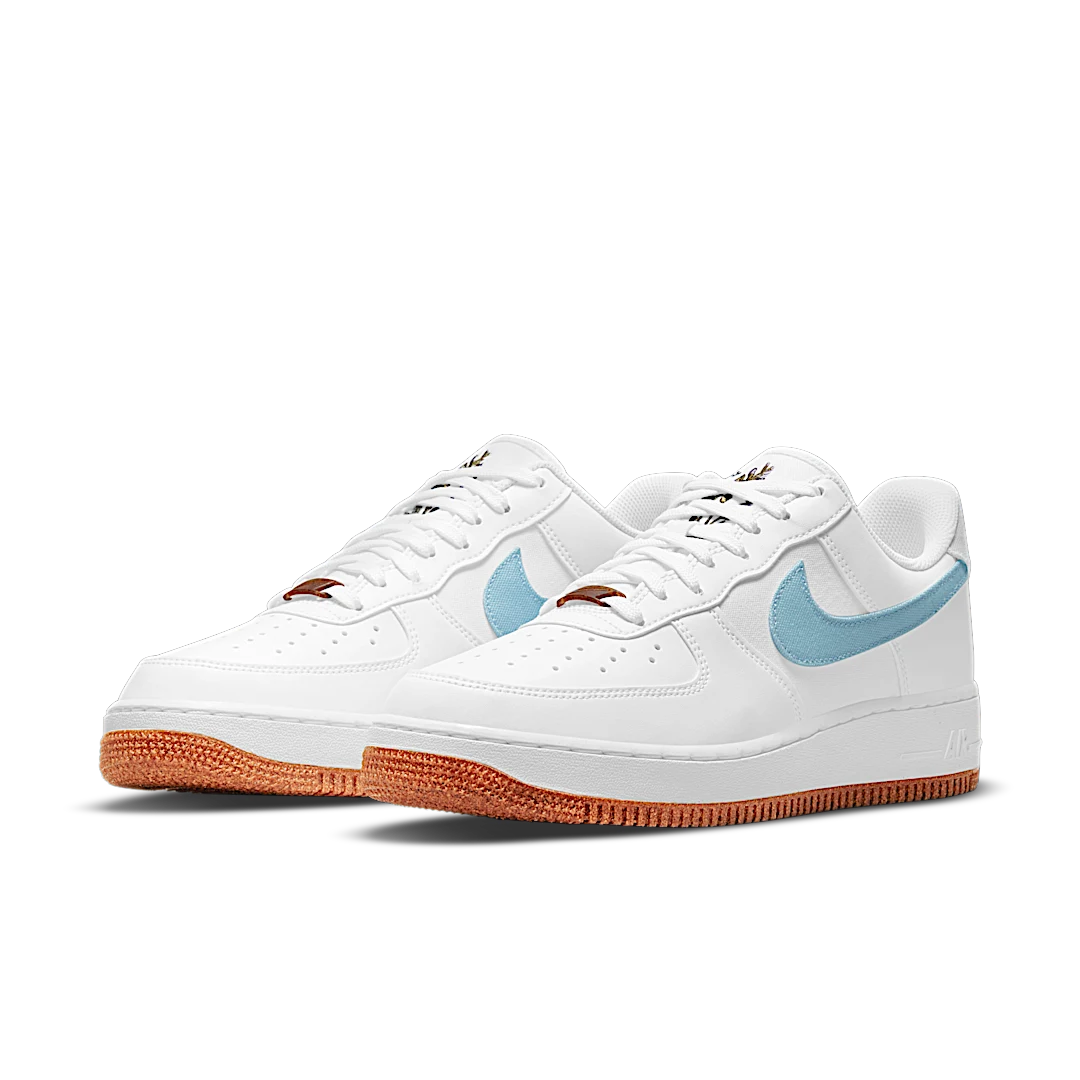 Overkicks - Nike Air Force 1 Low 07 LV8 Indigo (CZ0338-100) - vista trasera