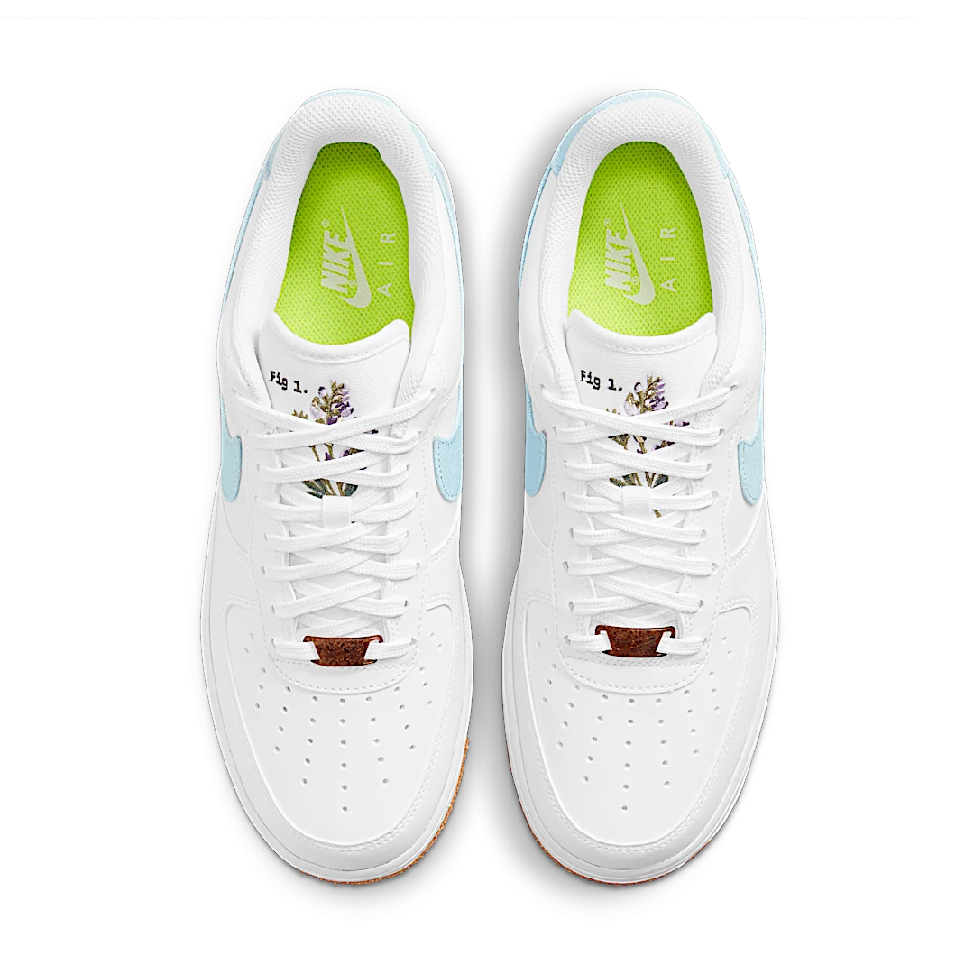 Overkicks - Nike Air Force 1 Low 07 LV8 Indigo (CZ0338-100) - par completo
