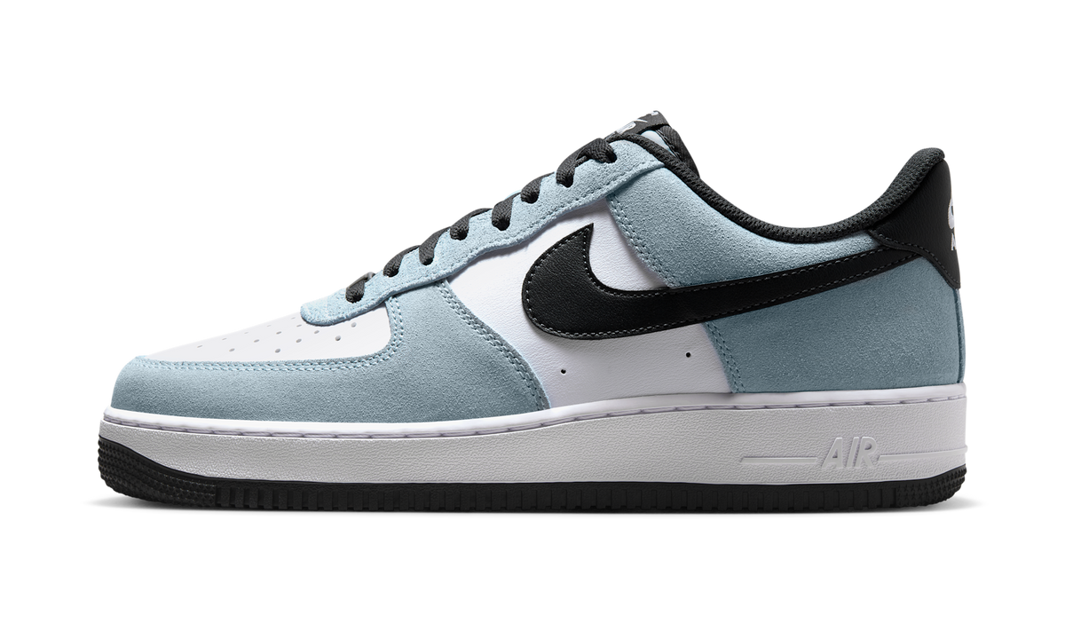 Overkicks - Nike Air Force 1 Low 07 LV8 Light Armory Blue White (IF6205-400) - vista lateral