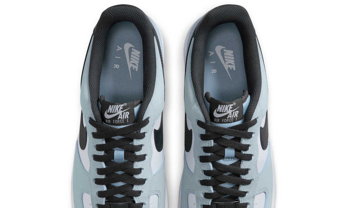 Overkicks - Nike Air Force 1 Low 07 LV8 Light Armory Blue White (IF6205-400) - vista superior