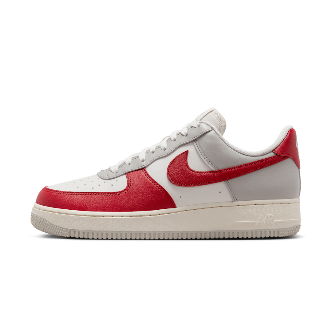 Overkicks - Nike Air Force 1 Low 07 LV8 Phantom Gym Red (HJ9094-012) - vista lateral