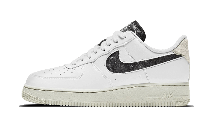 Overkicks - Nike Air Force 1 Low 07 LV8 Recycled Wool Pack White Grey (CV1698-100) - vista lateral