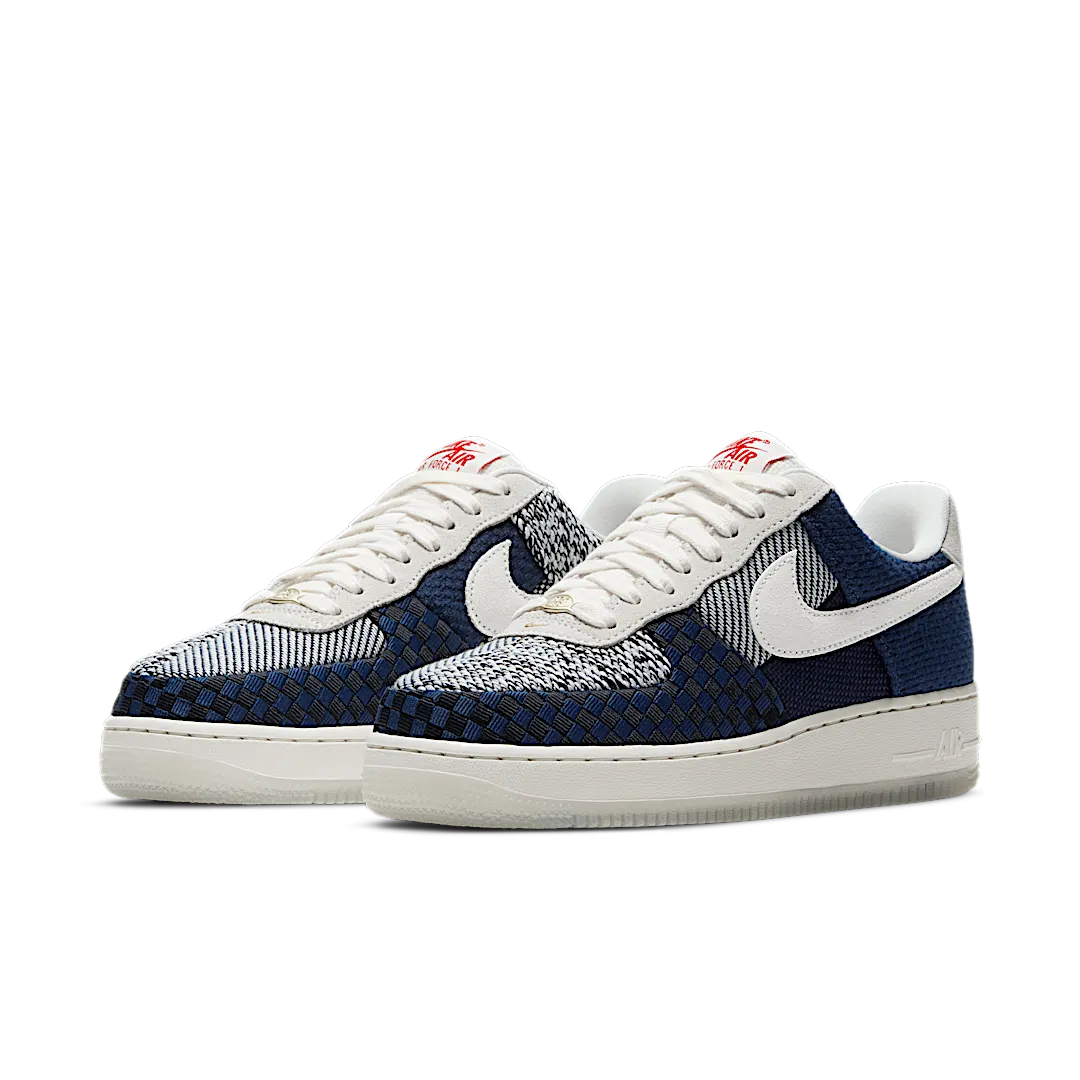 Overkicks - Nike Air Force 1 Low 07 LV8 Sashiko (DD5401-492) - vista trasera