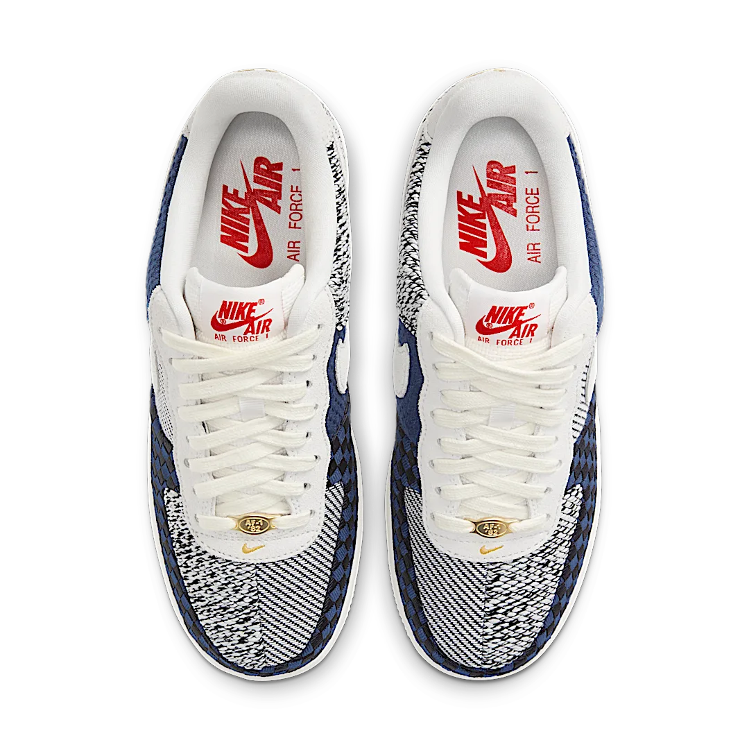 Overkicks - Nike Air Force 1 Low 07 LV8 Sashiko (DD5401-492) - par completo