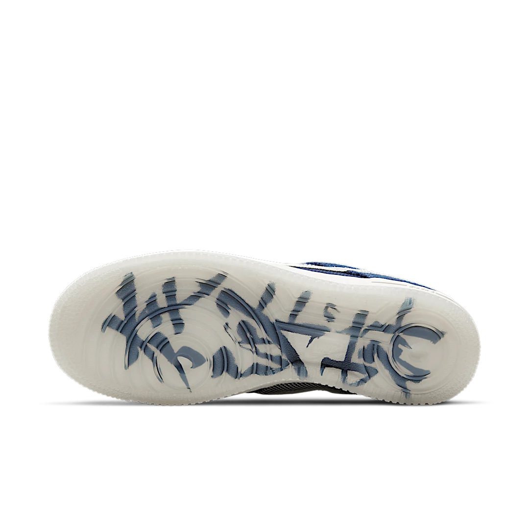 Overkicks - Nike Air Force 1 Low 07 LV8 Sashiko (DD5401-492) - detalle suela