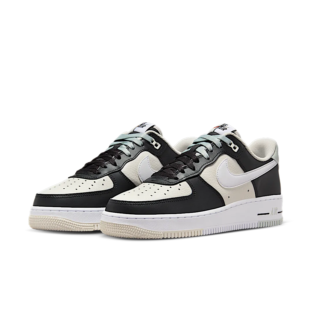 Overkicks - Nike Air Force 1 Low 07 LV8 Split Black Phantom (FD2592-002) - vista trasera