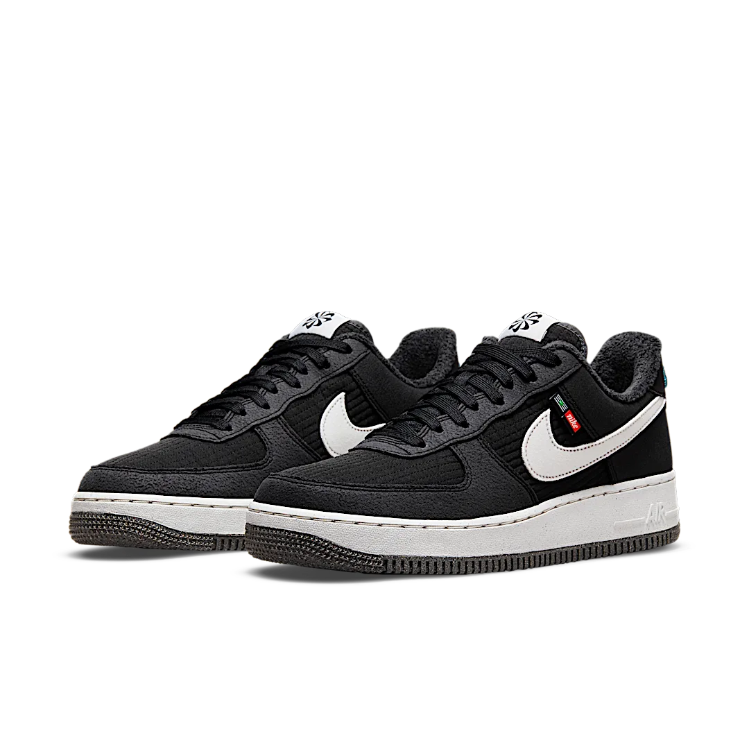 Overkicks - Nike Air Force 1 Low 07 LV8 Toasty Black White (DC8871-001) - vista trasera