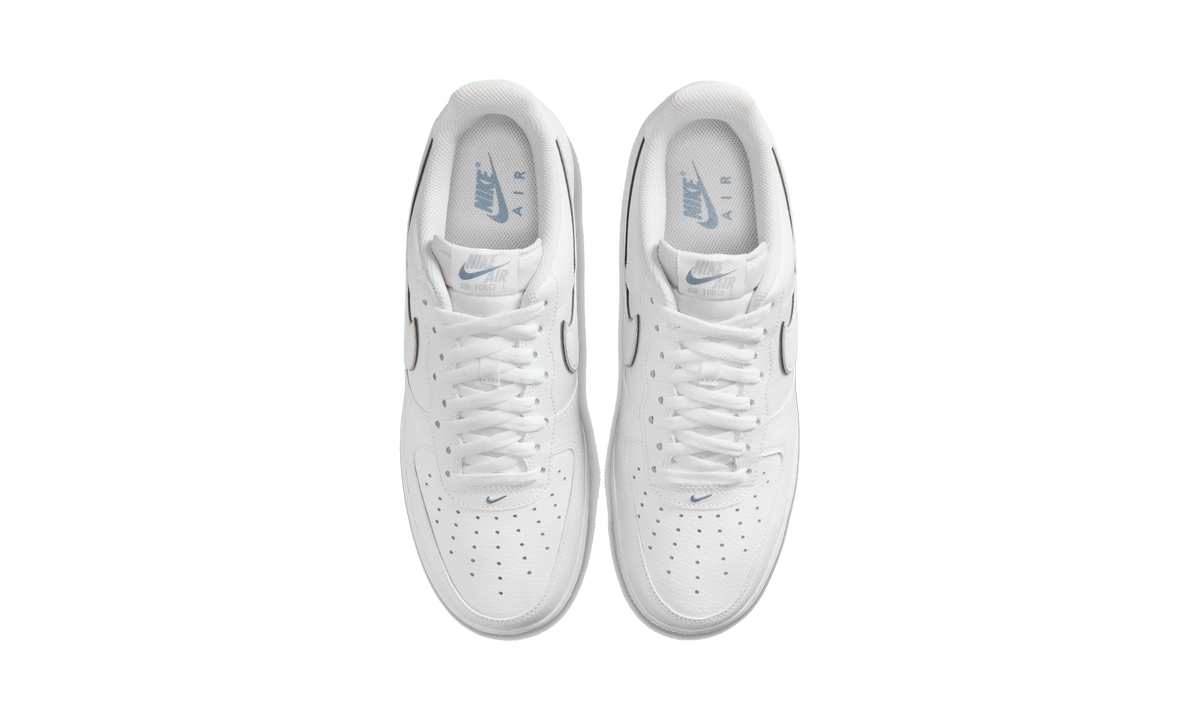 Overkicks - Nike Air Force 1 Low 07 LV8 White Silver Wolf Grey (IQ5228-100) - vista superior