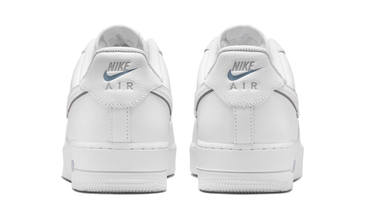 Overkicks - Nike Air Force 1 Low 07 LV8 White Silver Wolf Grey (IQ5228-100) - detalle talón