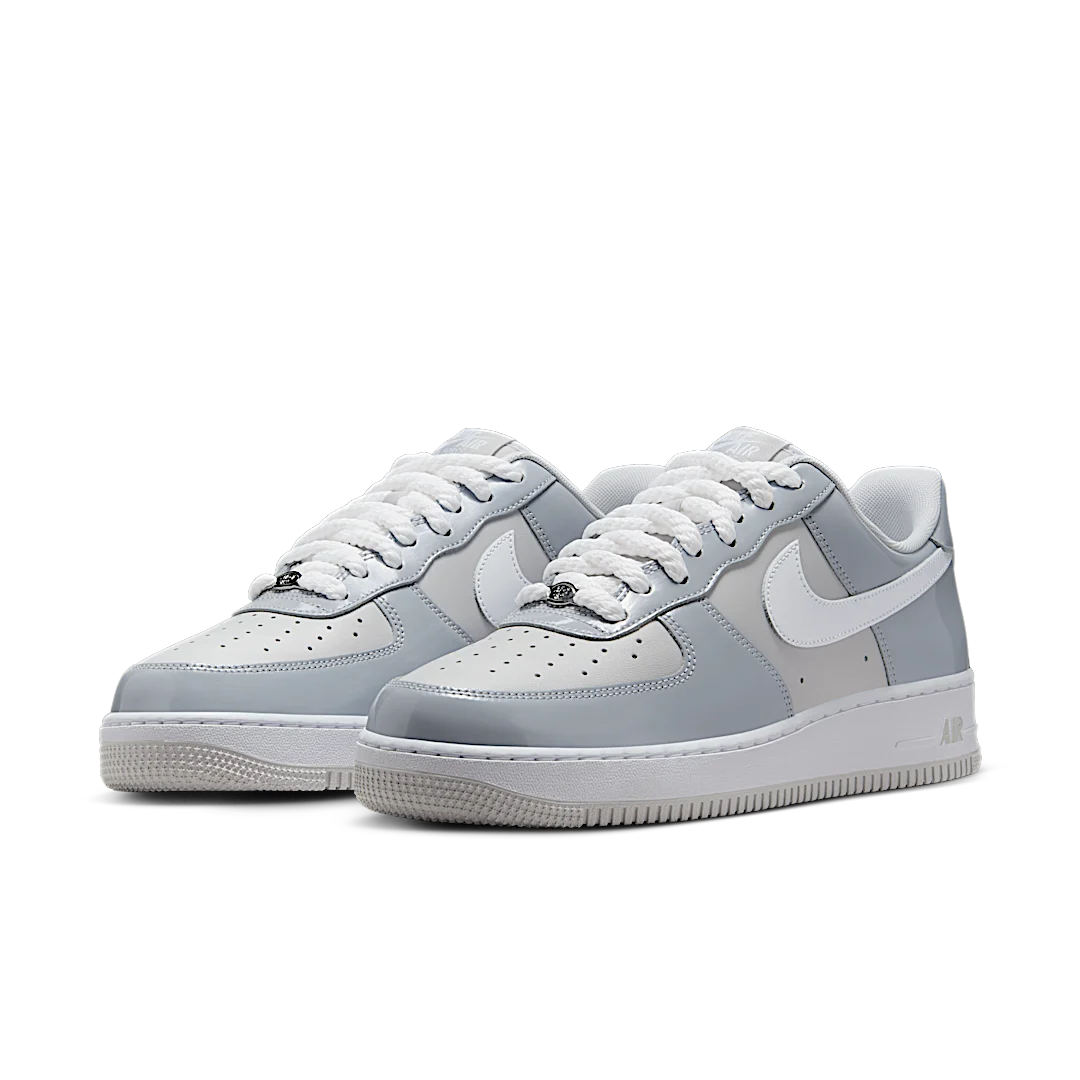 Overkicks - Nike Air Force 1 Low 07 LV8 Wolf Grey Vast Grey White (HV9405-001) - vista trasera