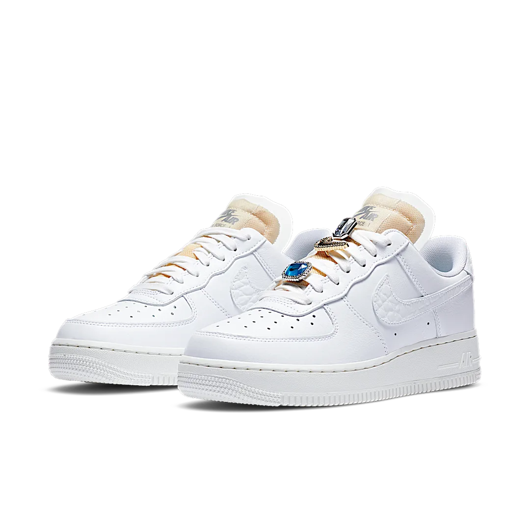 Overkicks - Nike Air Force 1 Low 07 LX Bling (CZ8101-100) - vista trasera