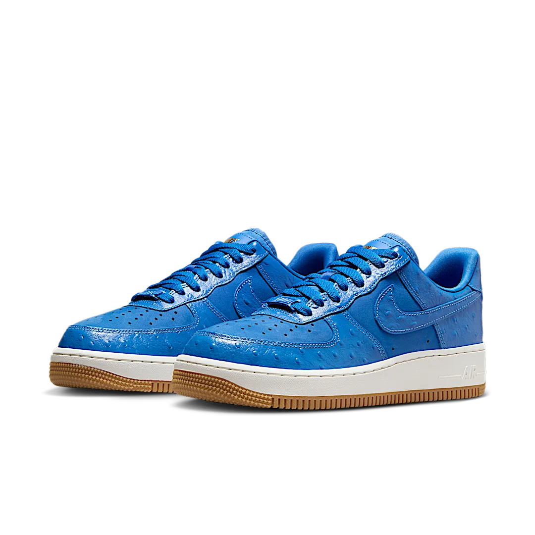 Overkicks - Nike Air Force 1 Low 07 LX Blue Ostrich (DZ2708-400) - vista trasera