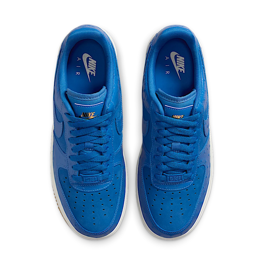 Overkicks - Nike Air Force 1 Low 07 LX Blue Ostrich (DZ2708-400) - par completo