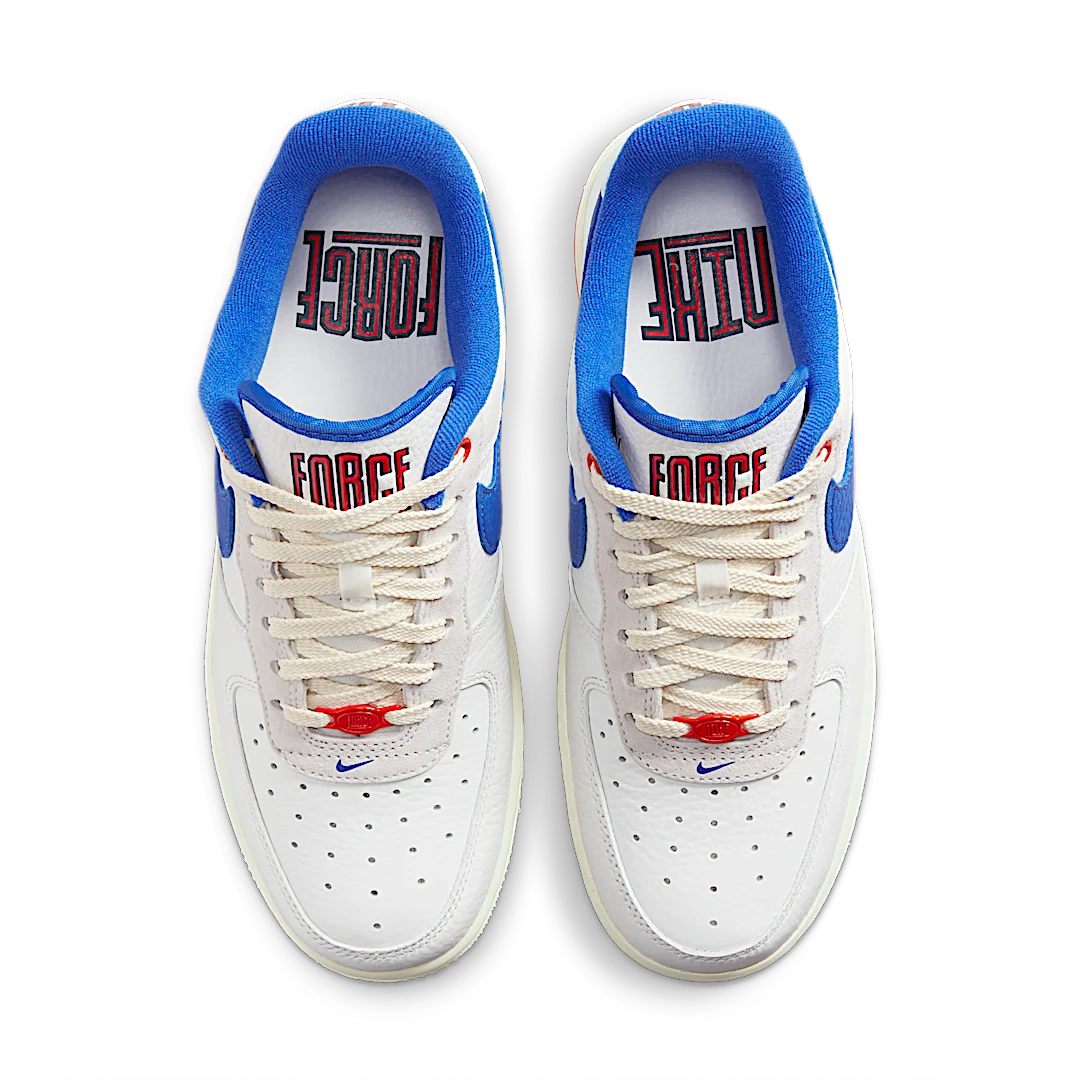 Overkicks - Nike Air Force 1 Low 07 LX Command Force University Blue Summit White (DR0148-100) - par completo