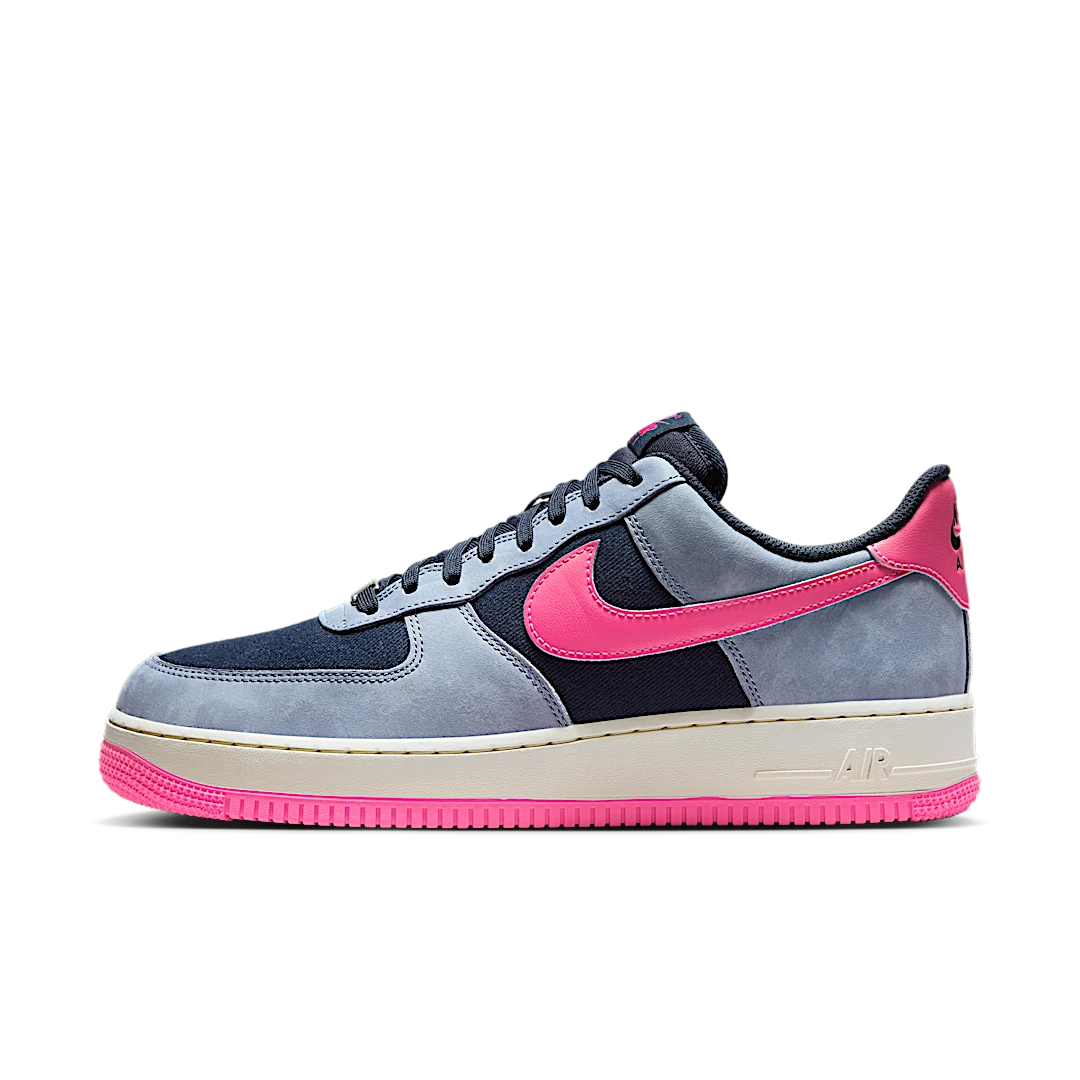 Overkicks - Nike Air Force 1 Low 07 LX Dark Obsidian Ashen Slate (FB8876-401) - vista lateral