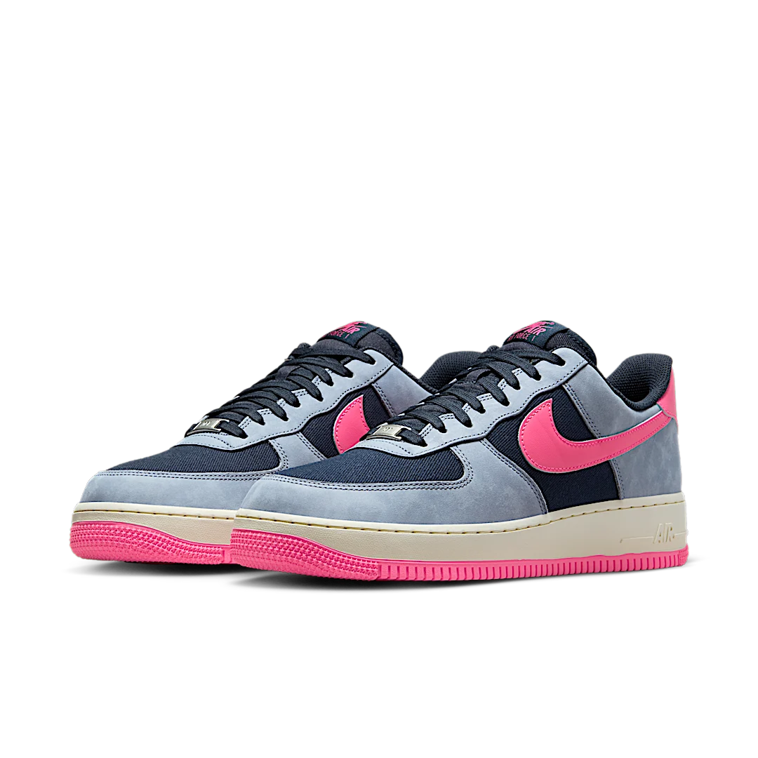 Overkicks - Nike Air Force 1 Low 07 LX Dark Obsidian Ashen Slate (FB8876-401) - vista trasera