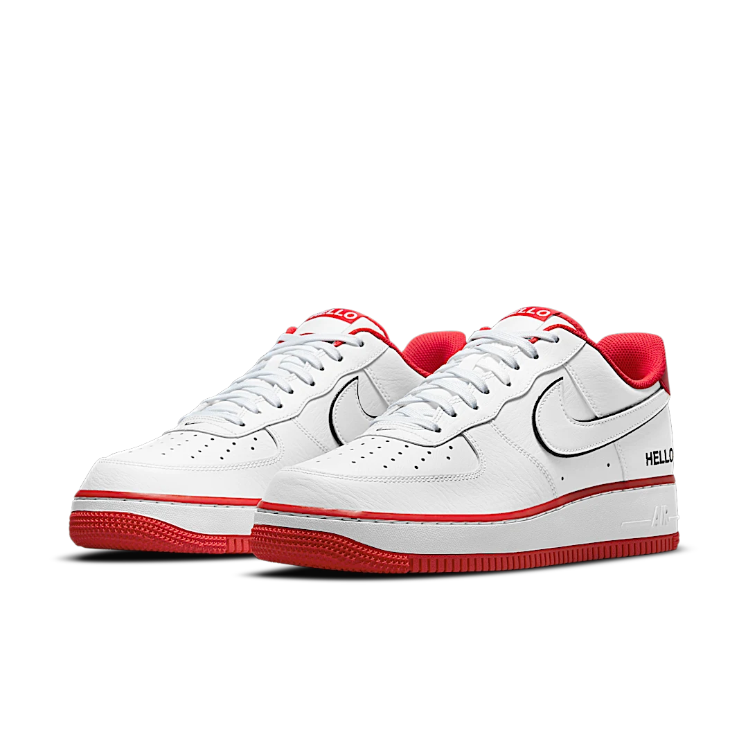 Overkicks - Nike Air Force 1 Low 07 LX Hello (CZ0327-100) - vista trasera