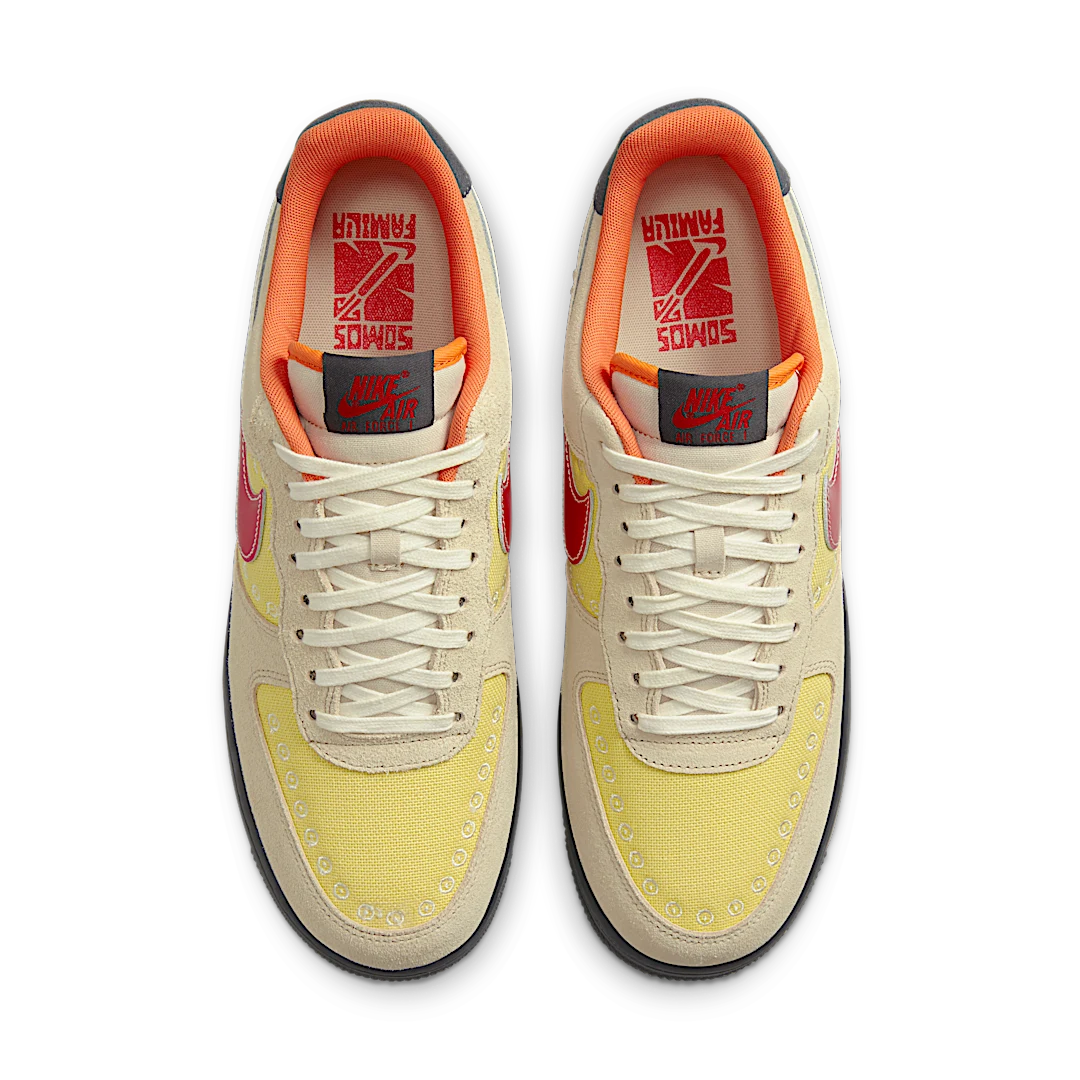 Overkicks - Nike Air Force 1 Low 07 LX Somos Familia (DZ5355-126) - par completo