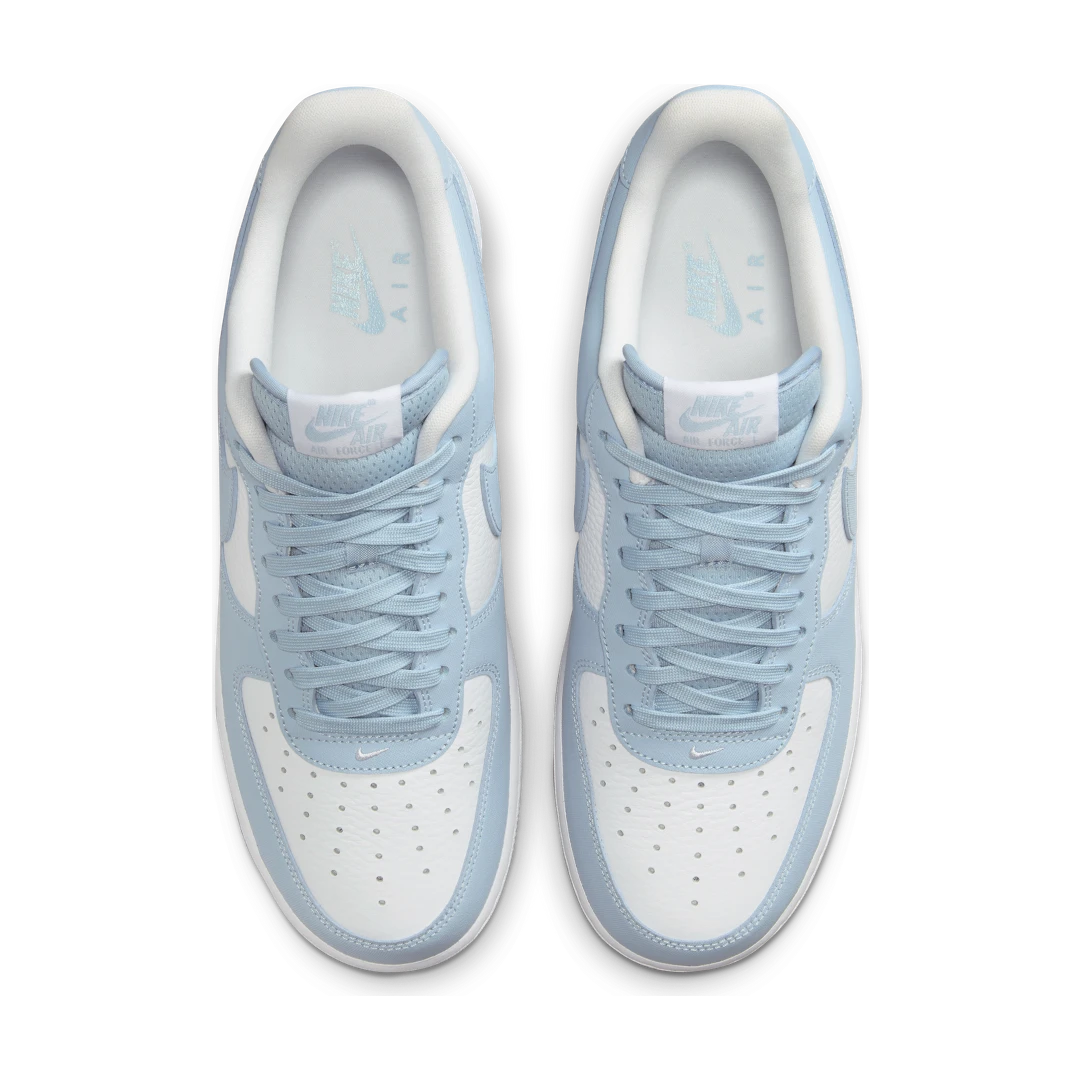Overkicks - Nike Air Force 1 Low 07 Light Armory Blue White (FZ4627-400) - par completo