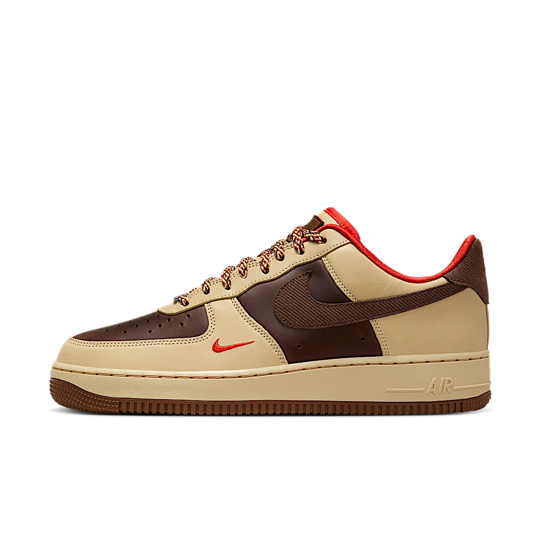 Overkicks - Nike Air Force 1 Low 07 Light British Tan (HQ3447-222) - vista lateral