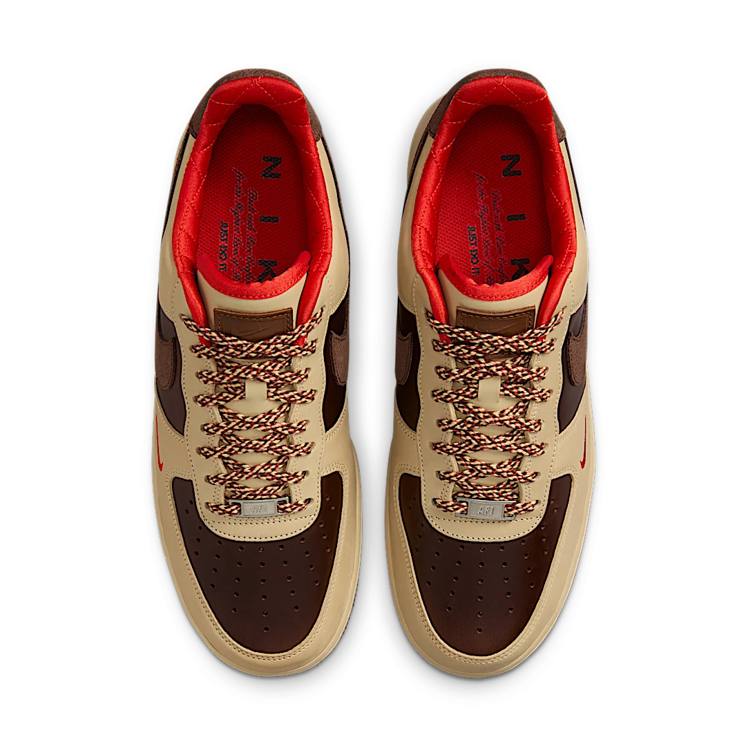Overkicks - Nike Air Force 1 Low 07 Light British Tan (HQ3447-222) - par completo