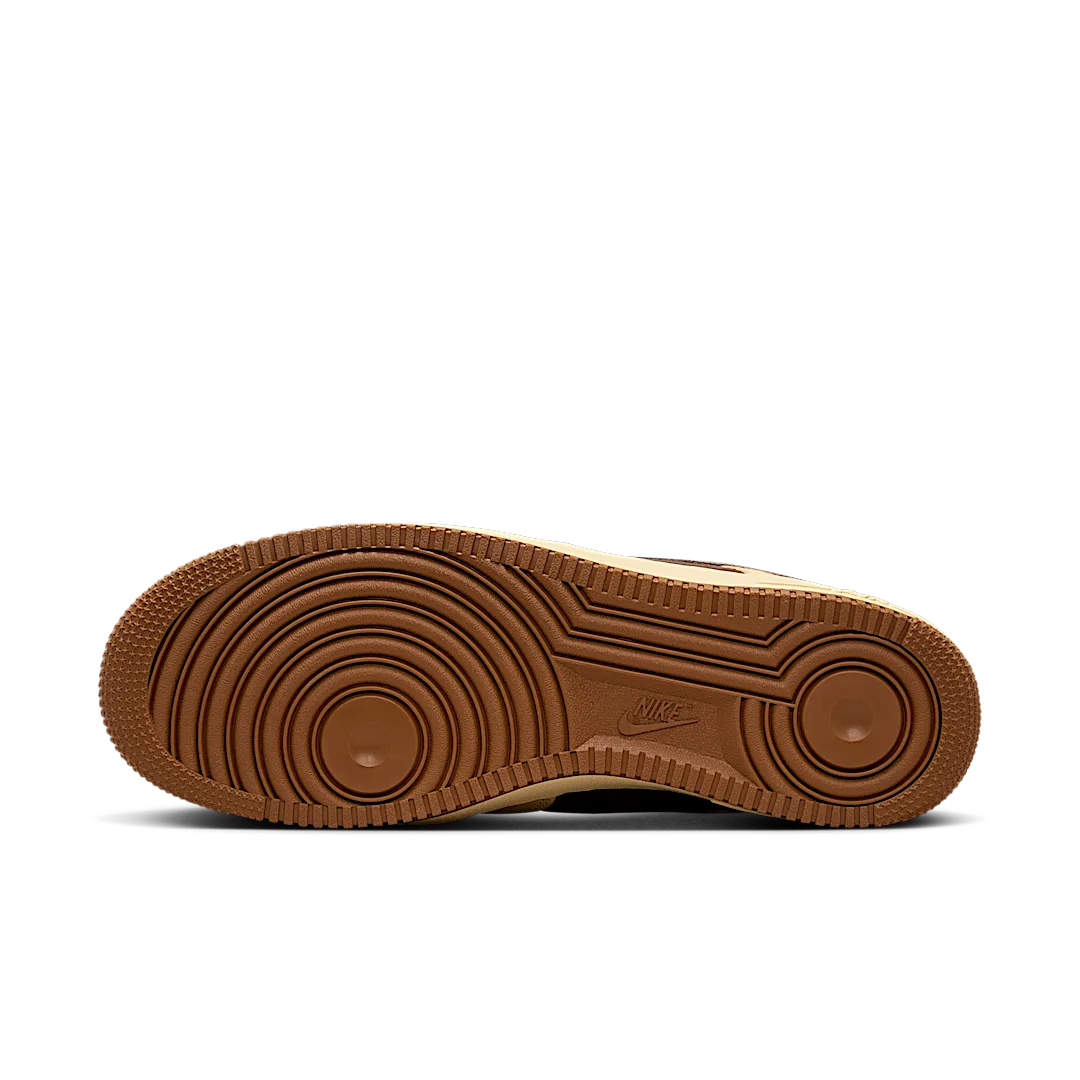 Overkicks - Nike Air Force 1 Low 07 Light British Tan (HQ3447-222) - detalle suela