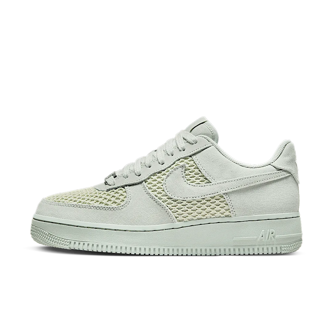 Overkicks - Nike Air Force 1 Low 07 Light Silver (DX4108-001) - vista lateral