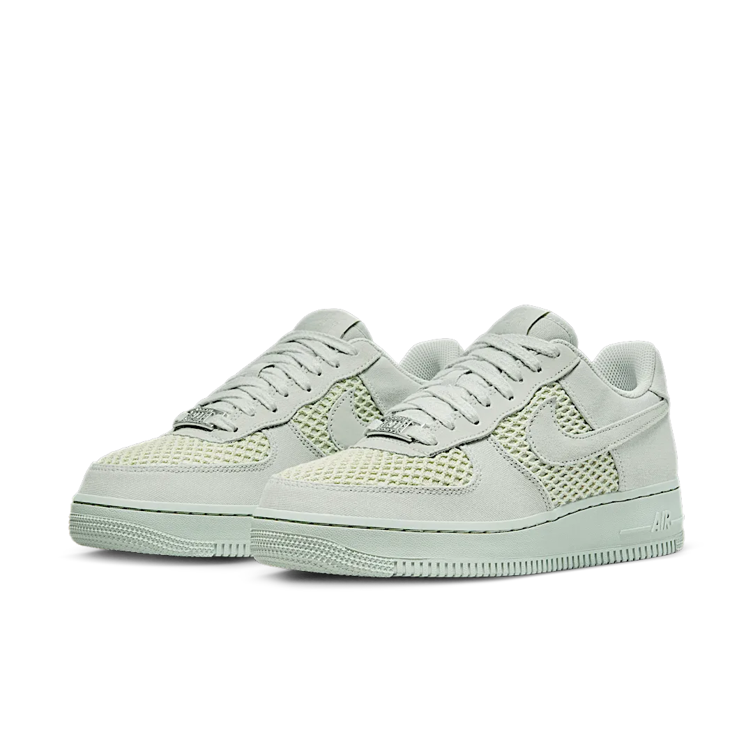Overkicks - Nike Air Force 1 Low 07 Light Silver (DX4108-001) - vista trasera