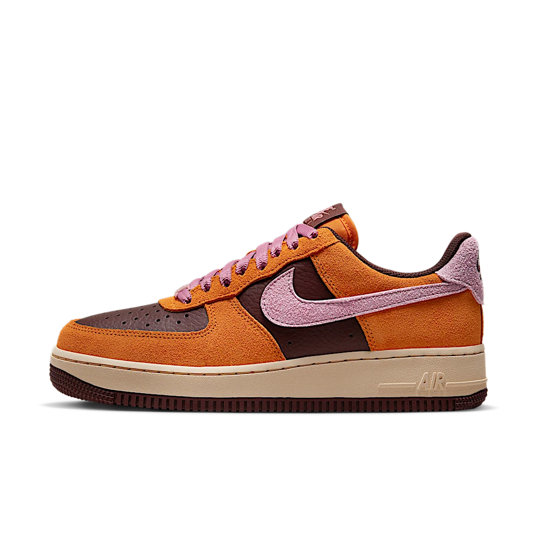 Overkicks - Nike Air Force 1 Low 07 Magma Orange (DZ5629-800) - vista lateral